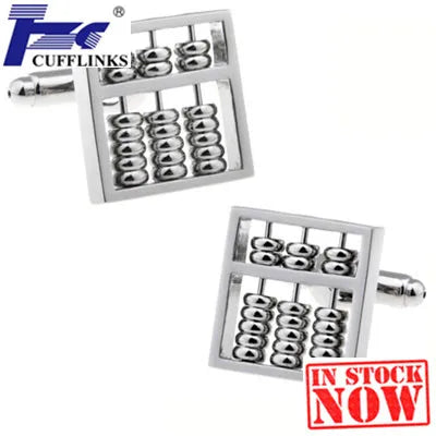 Counting Frame Cufflink Cuff Link 2 Pairs