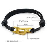 Stylish Stainless Steel Rope Bracelet Men Women Gift