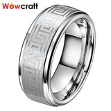 Tungsten Engraved Wedding Band Jewelry Comfort Fit
