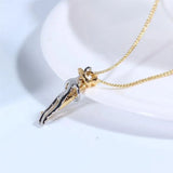 Couple Hug Necklace Hugging Pendant Couple Gift Love Style Necklace