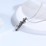Couple Hug Necklace Hugging Pendant Couple Gift Love Style Necklace