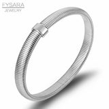 Rose Gold Stainless Steel Couple Bracelets Chain Bangle