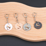 Initials Key Chain Personalized Gift for Couple Acrylic Keychain