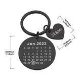 Photo Stainless Steel Keychains Customized with Names and Dates