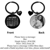 Custom Photo Stainless Steel Keychain Laser Engraving Gift
