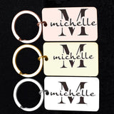 Personalized Initials Key Chain Gift for Boyfriend Girlfriend