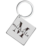 Personalized Initials Key Chain Gift for Boyfriend Girlfriend