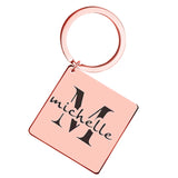 Personalized Initials Key Chain Gift for Boyfriend Girlfriend