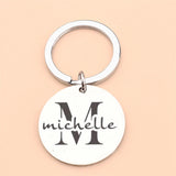 Personalized Initials Key Chain Gift for Boyfriend Girlfriend
