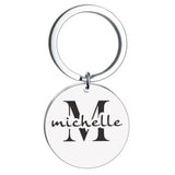 Personalized Initials Key Chain Gift for Boyfriend Girlfriend