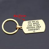 Long Distance Love Engraved Keychain Set