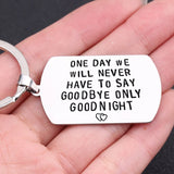 Long Distance Love Engraved Keychain Set