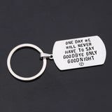 Long Distance Love Engraved Keychain Set