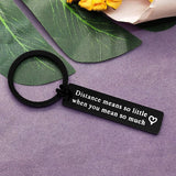 Long Distance Couple Keychain Going Away Gift for Husband Wife