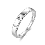 Adjustable Couple Matching Promise Engagement Wedding Ring