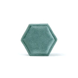 Couple Rings Jewelry Box Hexagon Storage Holder Wedding Engagement