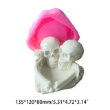 Skull Ashtray Resin Mold Coaster Silicone Flower Pot DIY Epoxy Mold