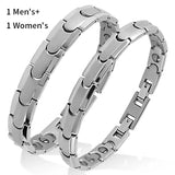 Titanium Bio Energy Magnetic Bracelet for Couples