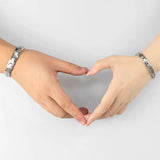 Titanium Bio Energy Magnetic Bracelet for Couples