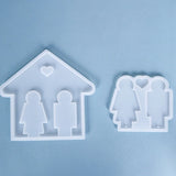 Couple Wall Hanging Keychain Hook Mold DIY Crafts