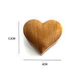 Wedding Engagement Rings Wooden Jewelry Organizer Storage Ring Box