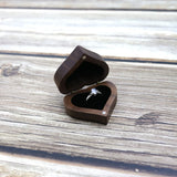 Wedding Engagement Rings Wooden Jewelry Organizer Storage Ring Box