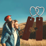 Customizable Couple Name Key Chain Holder