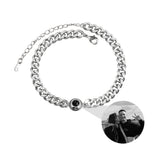 Couple Projection Bracelet Titanium Steel Birthday Gift