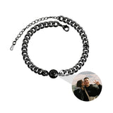 Couple Projection Bracelet Titanium Steel Birthday Gift
