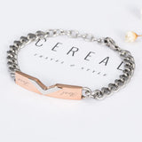 Titanium Steel Bracelet for Couples