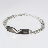 Titanium Steel Bracelet for Couples