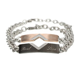 Titanium Steel Bracelet for Couples