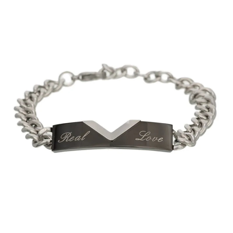 Titanium Steel Bracelet for Couples