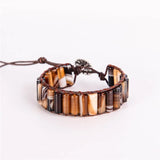 Boho Leather Wrap Bracelet Beaded Cuff Males Gift