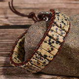 Boho Natural Stone Wrap Bracelet Power Jewelry Bracelet