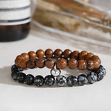 Couples Turquoise Stone Charm Bracelets Men Jewelry