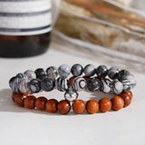 Couples Turquoise Stone Charm Bracelets Men Jewelry