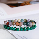 Couples Turquoise Stone Charm Bracelets Men Jewelry