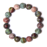 Classic Natural 10MM Gemstone Beaded Bracelet for Couples