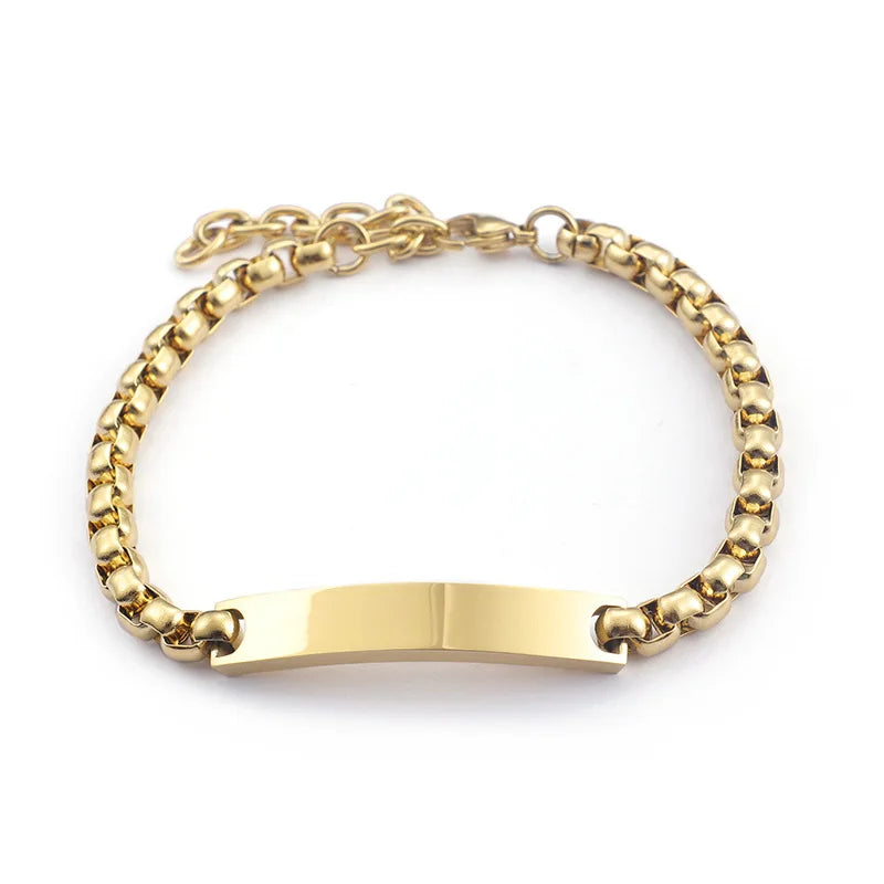 Couples Stainless Steel Bracelet Set