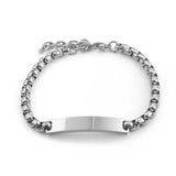 Couples Stainless Steel Bracelet Set