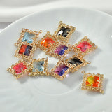 Retro Gradient Zircon Double Hanging DIY Accessories Set