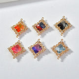 Retro Gradient Zircon Double Hanging DIY Accessories Set