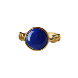 Vintage Lapis Lazuli Engagement Ring