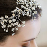 Zircon Bridal Headband Tiara Crystal Hairband Wedding Jewelry