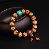 Cow Bone Carving Round Beads Models Beads Diy Jewelry Bracelet 12mm