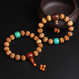 Cow Bone Carving Round Beads Models Beads Diy Jewelry Bracelet 12mm