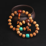 Cow Bone Carving Round Beads Models Beads Diy Jewelry Bracelet 12mm