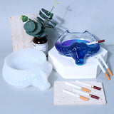 Cow Head Shape Ashtray Box Silicone Mold Jewelry Epoxy Resin Casting DIY Craft