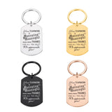 Coworker Team Employee Thank You Keychain Appreciation Gift